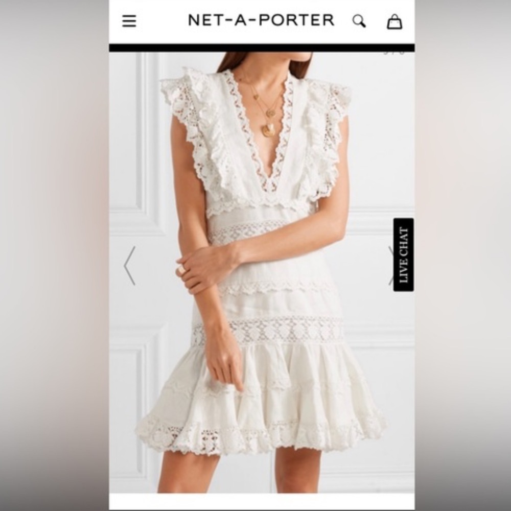 Zimmermann Wayfarer Flutter Mini Dress